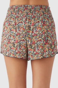Women O’Neill Bottoms<JOHNNY EDEN DITSY BEACH SHORTS