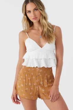 Women O’Neill Bottoms<JOHNNY KIRA FLORAL BEACH SHORTS