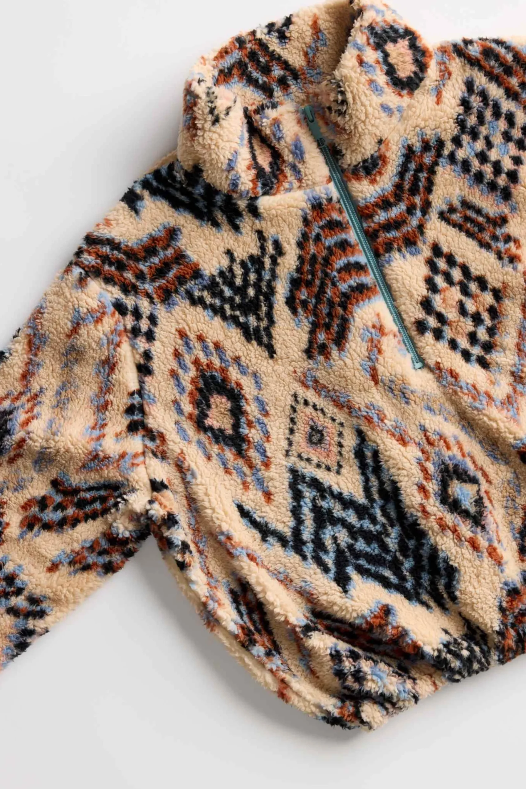 Women O’Neill Jackets<KACEY PALMER PRINT HIGH PILE FLEECE PULLOVER