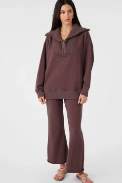 Women O’Neill Bottoms<KARMA FRENCH TERRY CROPPED LOUNGE PANTS