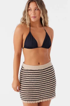Women O’Neill Cover-Ups<KELSEY CROCHET COVER-UP MINI SKIRT