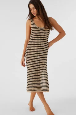 Women O’Neill Cover-Ups<KELSEY CROCHET MIDI DRESS COVER-UP