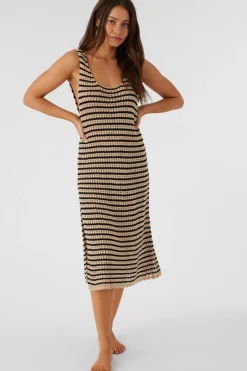 Women O’Neill Cover-Ups<KELSEY CROCHET MIDI DRESS COVER-UP