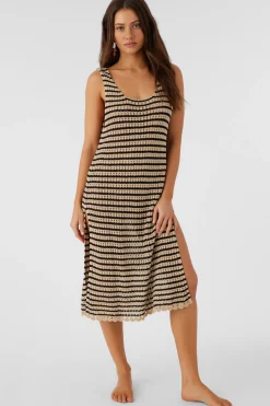 Women O’Neill Cover-Ups<KELSEY CROCHET MIDI DRESS COVER-UP