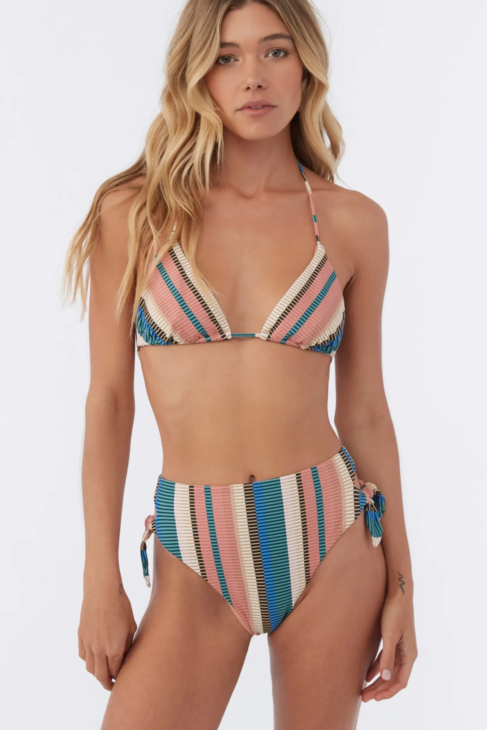 Women O’Neill Halter<KENDARI STRIPE VENICE TRIANGLE TOP