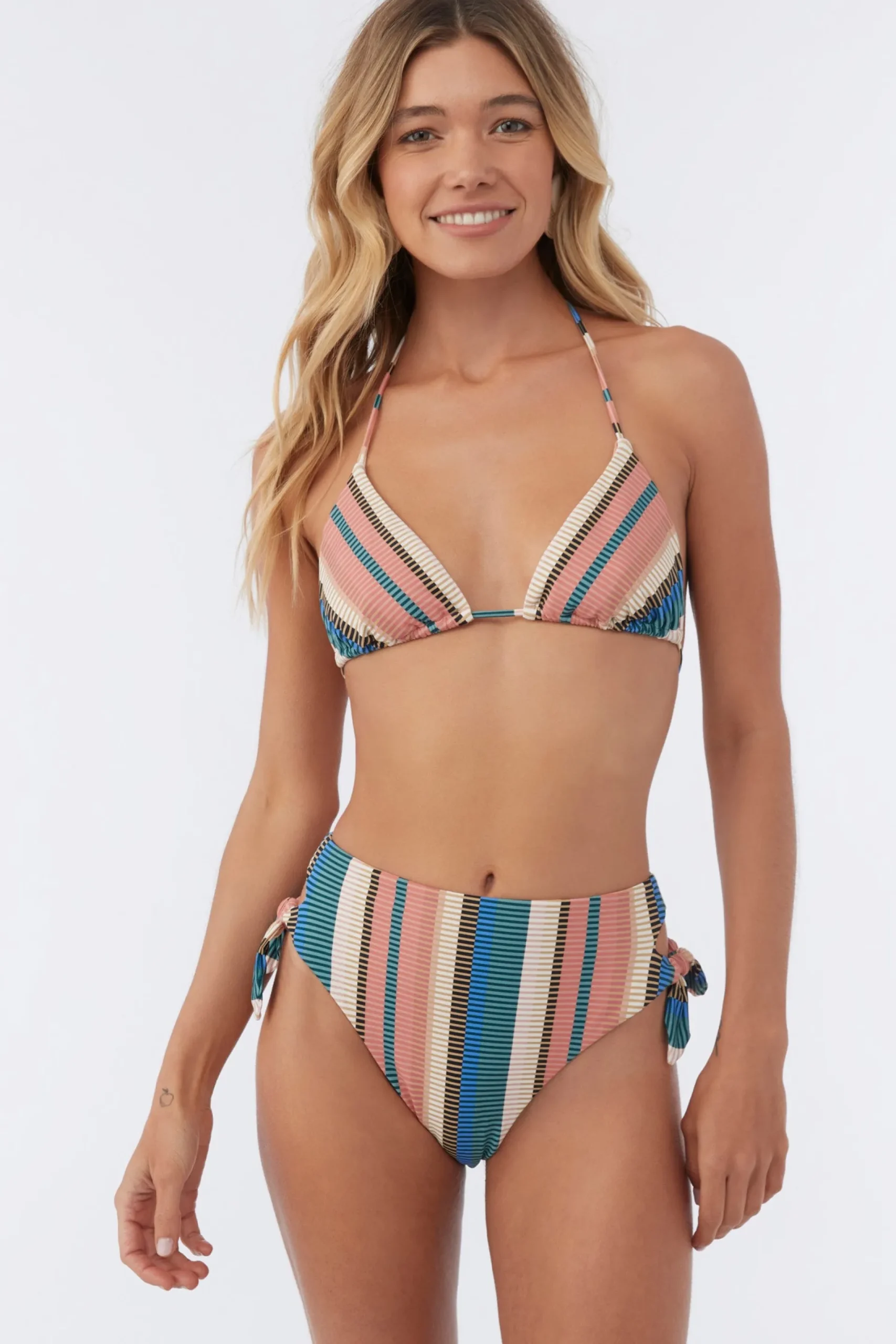 Women O’Neill Halter<KENDARI STRIPE VENICE TRIANGLE TOP