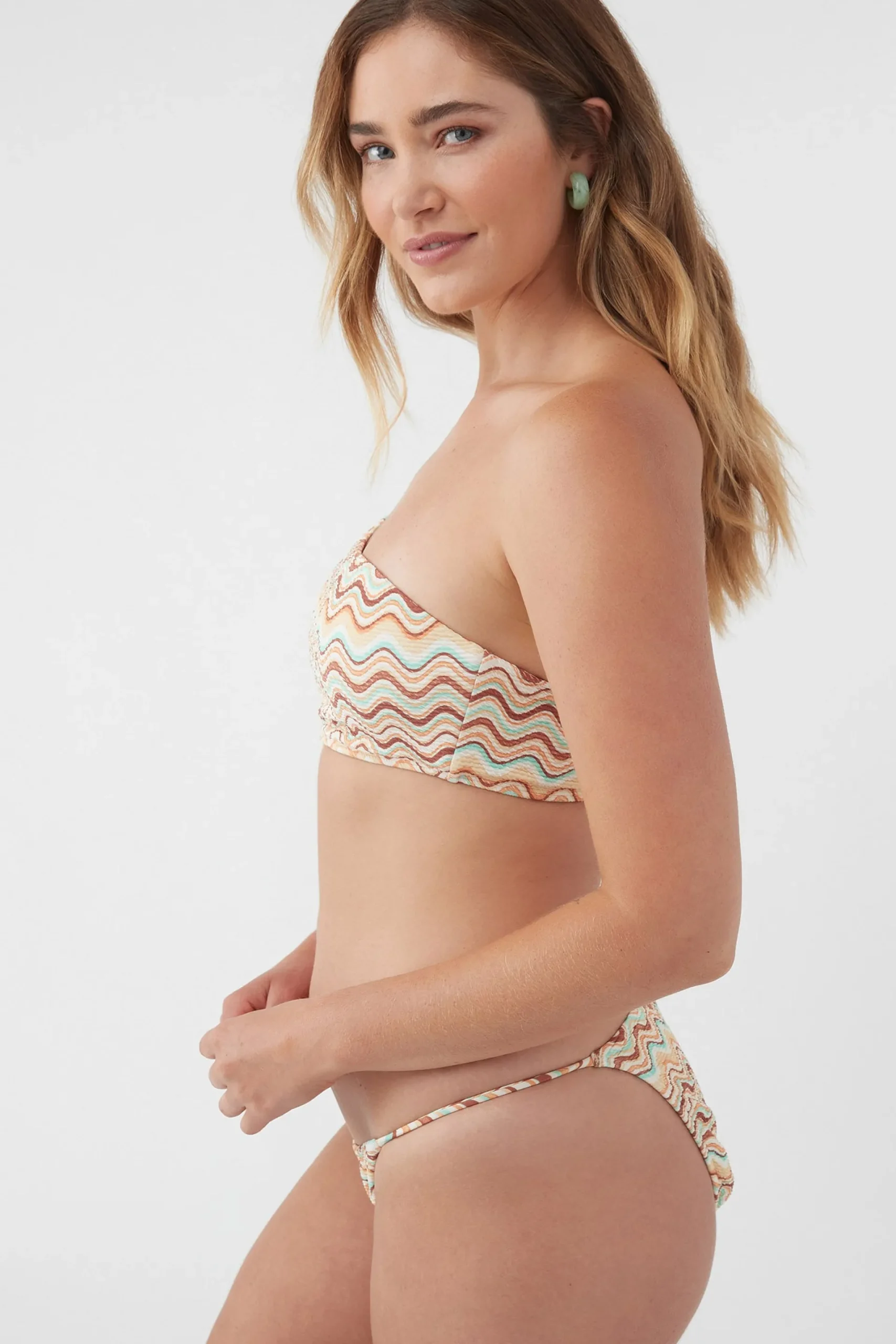 Women O’Neill Bikini Tops<LAGOON STRIPE MONTEREY TOP