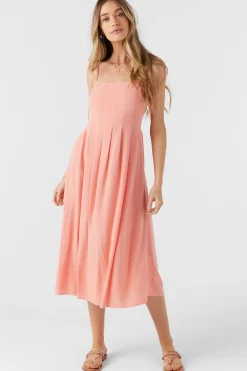 Women O’Neill Dresses<LAILEY MIDI DRESS