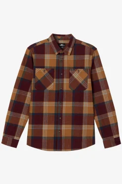 O’Neill Shirts & Flannels<LANDMARKED FLANNEL LONG SLEEVE SHIRT