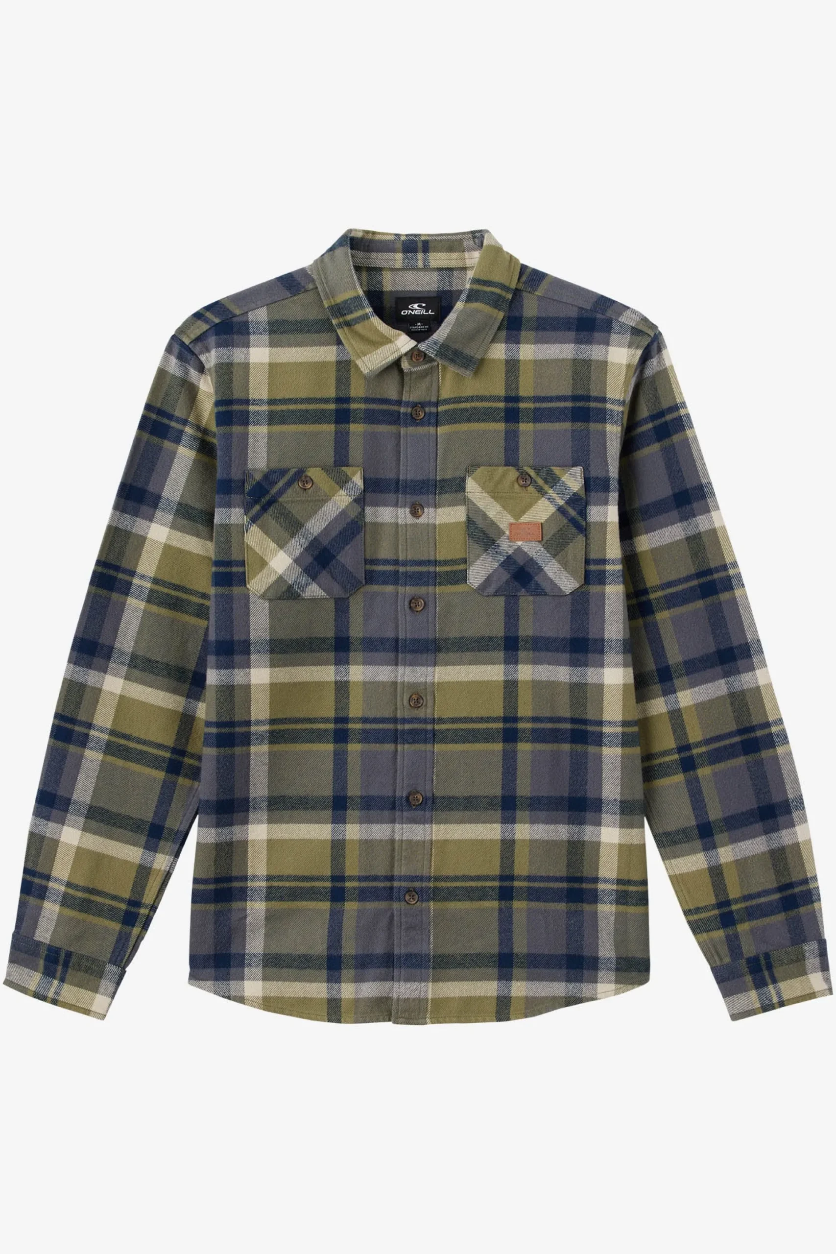 O’Neill Shirts & Flannels<LANDMARKED FLANNEL STANDARD FIT LONG SLEEVE SHIRT