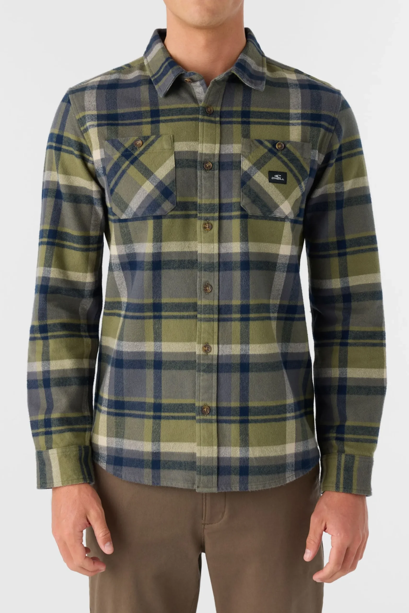 O’Neill Shirts & Flannels<LANDMARKED FLANNEL STANDARD FIT LONG SLEEVE SHIRT