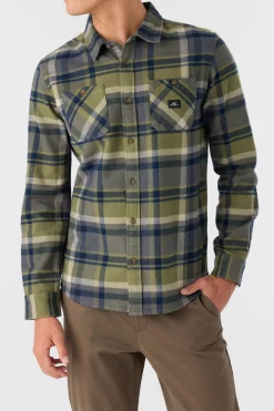 O’Neill Shirts & Flannels<LANDMARKED FLANNEL STANDARD FIT LONG SLEEVE SHIRT