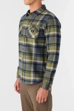 O’Neill Shirts & Flannels<LANDMARKED FLANNEL STANDARD FIT LONG SLEEVE SHIRT