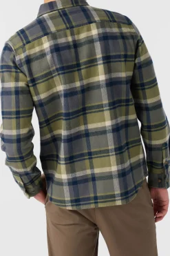 O’Neill Shirts & Flannels<LANDMARKED FLANNEL STANDARD FIT LONG SLEEVE SHIRT