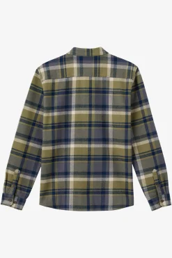 O’Neill Shirts & Flannels<LANDMARKED FLANNEL STANDARD FIT LONG SLEEVE SHIRT