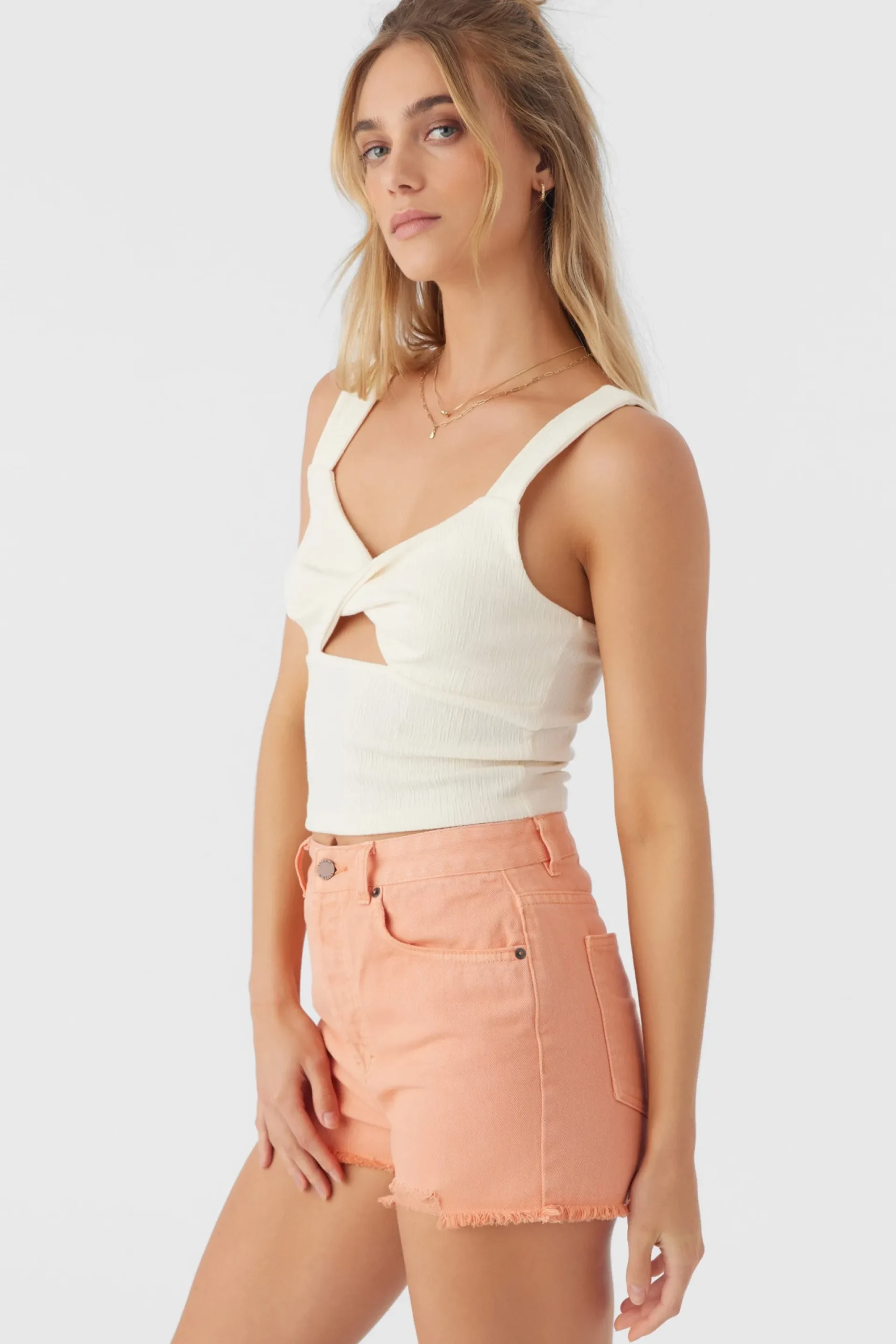 Women O’Neill Bottoms<LANISA DENIM SHORTS