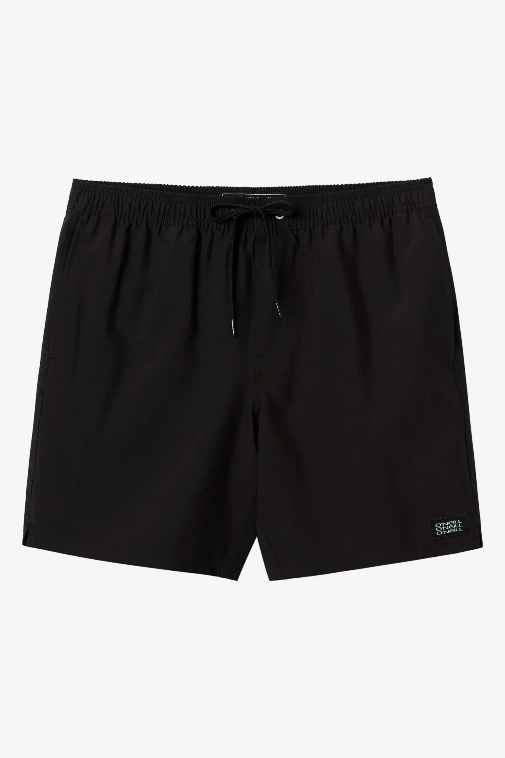 O’Neill Side Pockets|Swim Trunks<LENNOX HERMOSA SOLID ELASTIC WAIST 17" SWIM TRUNKS