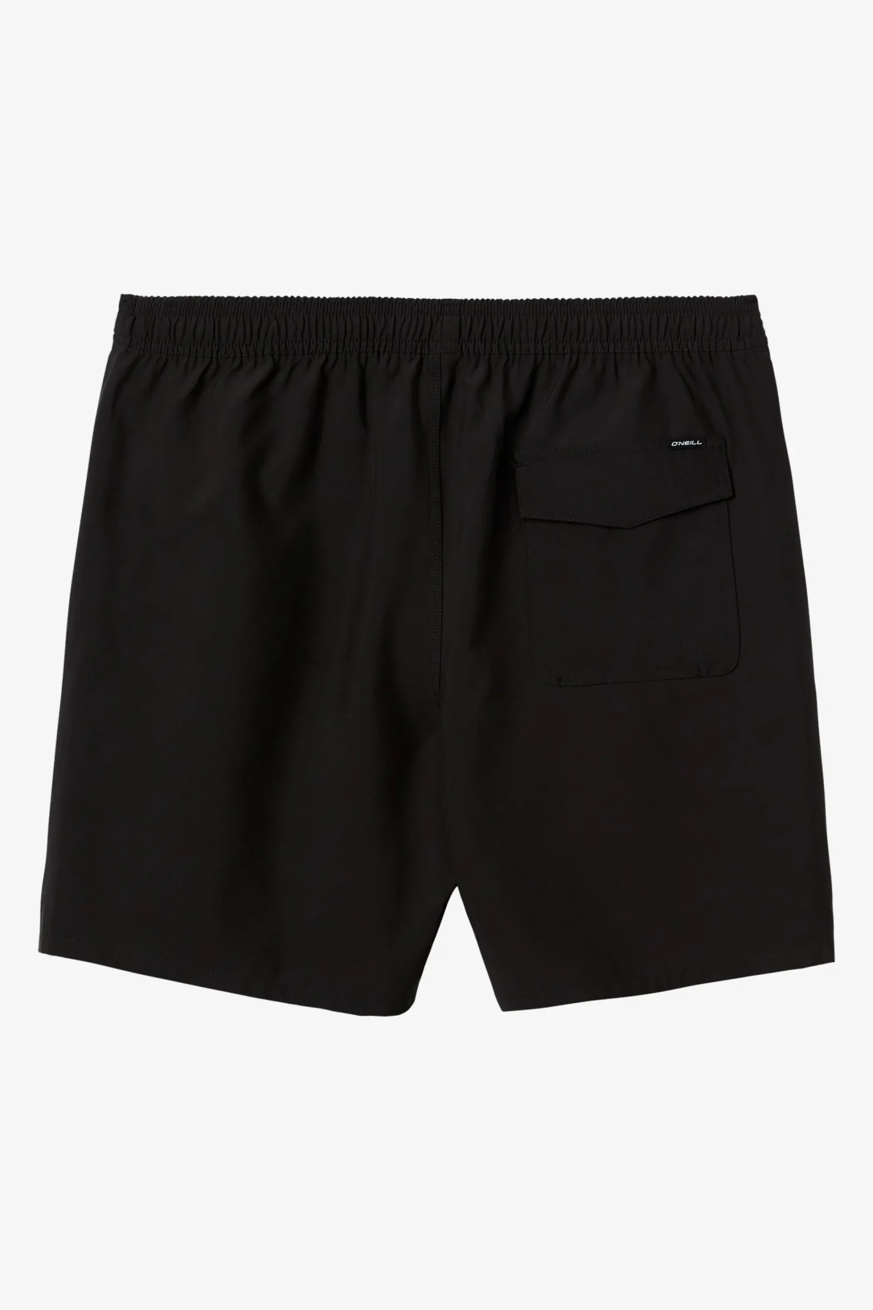 O’Neill Side Pockets|Swim Trunks<LENNOX HERMOSA SOLID ELASTIC WAIST 17" SWIM TRUNKS