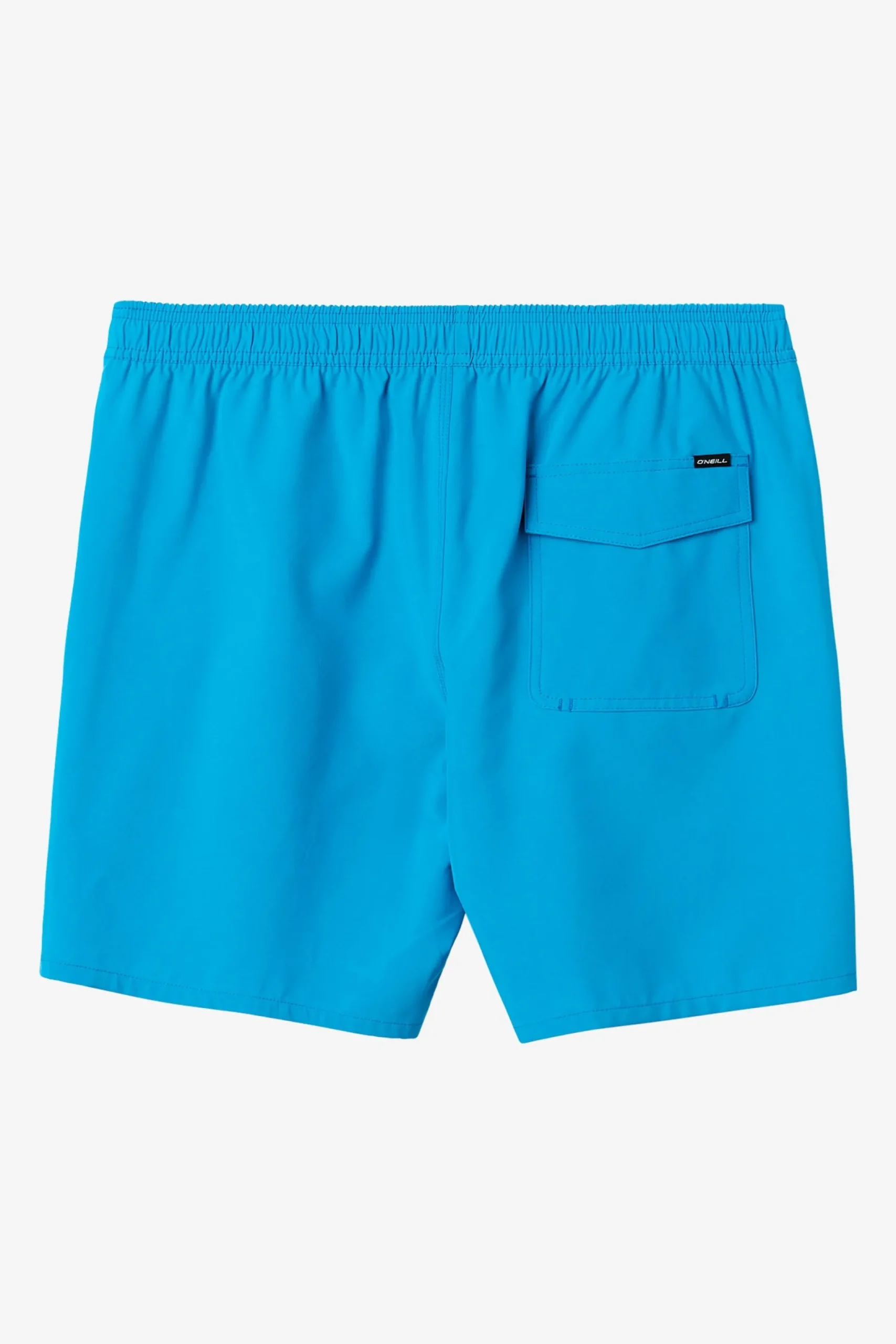 O’Neill Side Pockets<LENNOX HERMOSA SOLID ELASTIC WAIST 17" SWIM TRUNKS