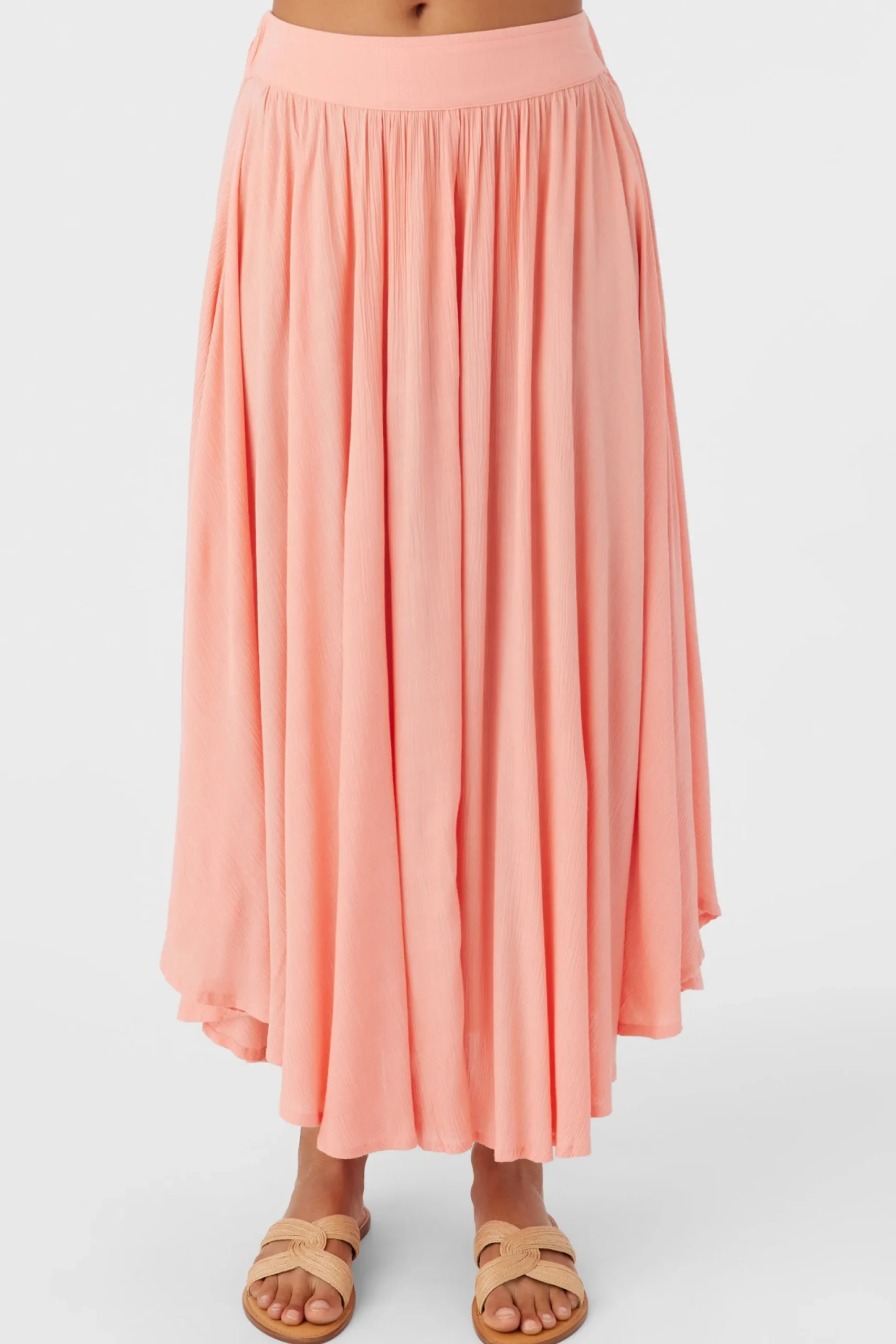 Women O’Neill Bottoms<MARNIE SOLID MIDI SKIRT