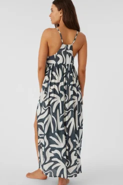 Women O’Neill Cover-Ups<MEL MAXI BEACH HUT GEO SWIM COVER-UP DRESS