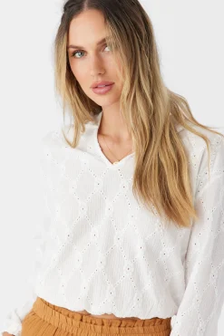 Women O’Neill Tops<MIKAH KNIT HOODIE PULLOVER