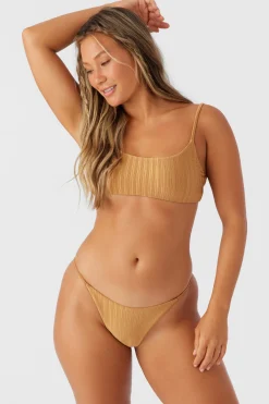 Women O’Neill Medium|Bikini Bottoms<MIZI METALLIC RIB REDONDO CLASSIC BOTTOMS