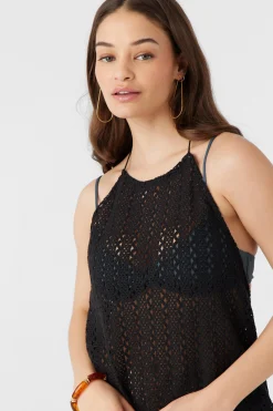 Women O’Neill Cover-Ups<MONA MINI CROCHET LACE COVER-UP DRESS