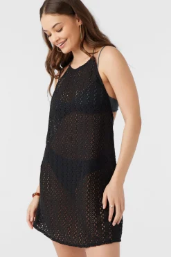 Women O’Neill Cover-Ups<MONA MINI CROCHET LACE COVER-UP DRESS