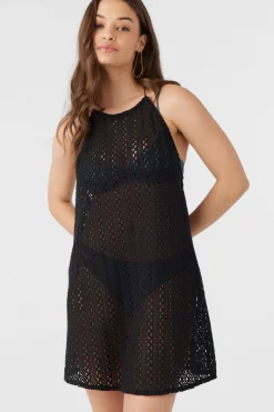Women O’Neill Cover-Ups<MONA MINI CROCHET LACE COVER-UP DRESS
