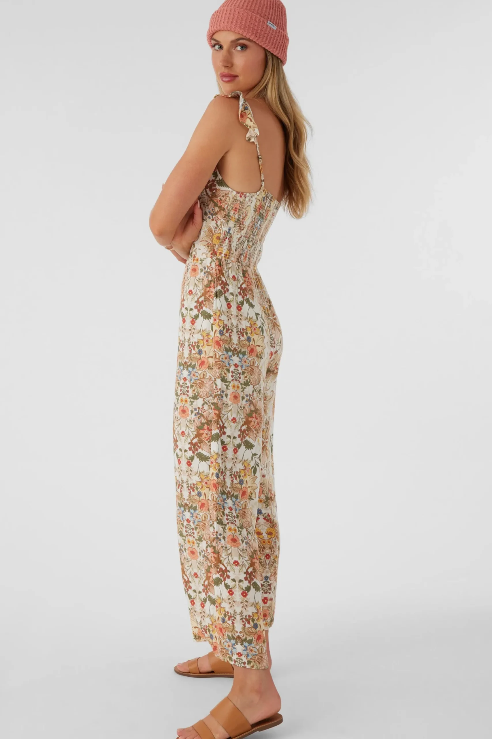 Women O’Neill Jumpsuits & Rompers<MONYCA SOFIA FLORAL FLUTTER TANK JUMPSUIT