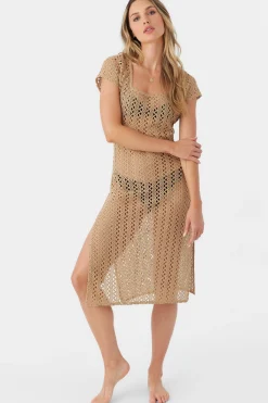 Women O’Neill Cover-Ups|Dresses<NINA MIDI CROCHET LACE COVER-UP DRESS