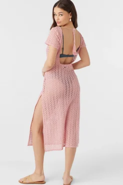 Women O’Neill Cover-Ups<NINA MIDI CROCHET LACE COVER-UP DRESS