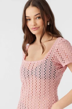 Women O’Neill Cover-Ups<NINA MIDI CROCHET LACE COVER-UP DRESS