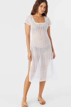 Women O’Neill Cover-Ups<NINA MIDI CROCHET LACE COVER-UP DRESS
