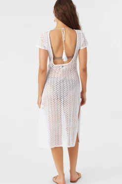 Women O’Neill Cover-Ups<NINA MIDI CROCHET LACE COVER-UP DRESS