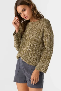 Women O’Neill Sweaters, Hoodies & Fleece<OCEANFRONT HENLEY LONG SLEEVE SWEATER