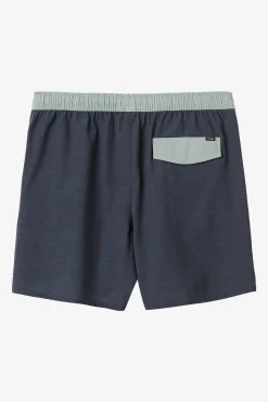 O’Neill Side Pockets<O'RIGINALS SOLID ELASTIC WAIST 16" SWIM TRUNKS