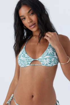 Women O’Neill Halter<PALOMA MADRID CUTOUT BRALETTE TOP