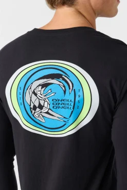 O’Neill Tees<REVERBARATION STANDARD FIT LONG SLEEVE TEE