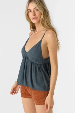 Women O’Neill Tops<ROBYNN SOLID TANK TOP