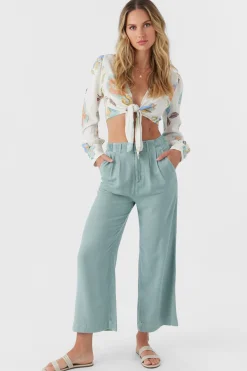 Women O’Neill Bottoms<ROWAN LINEN BLEND PANTS