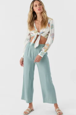 Women O’Neill Bottoms<ROWAN LINEN BLEND PANTS
