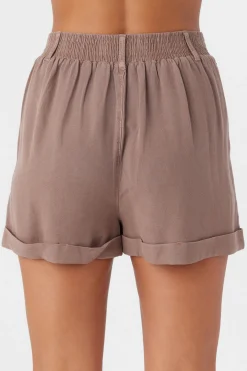Women O’Neill Bottoms<ROWAN LINEN BLEND SHORTS