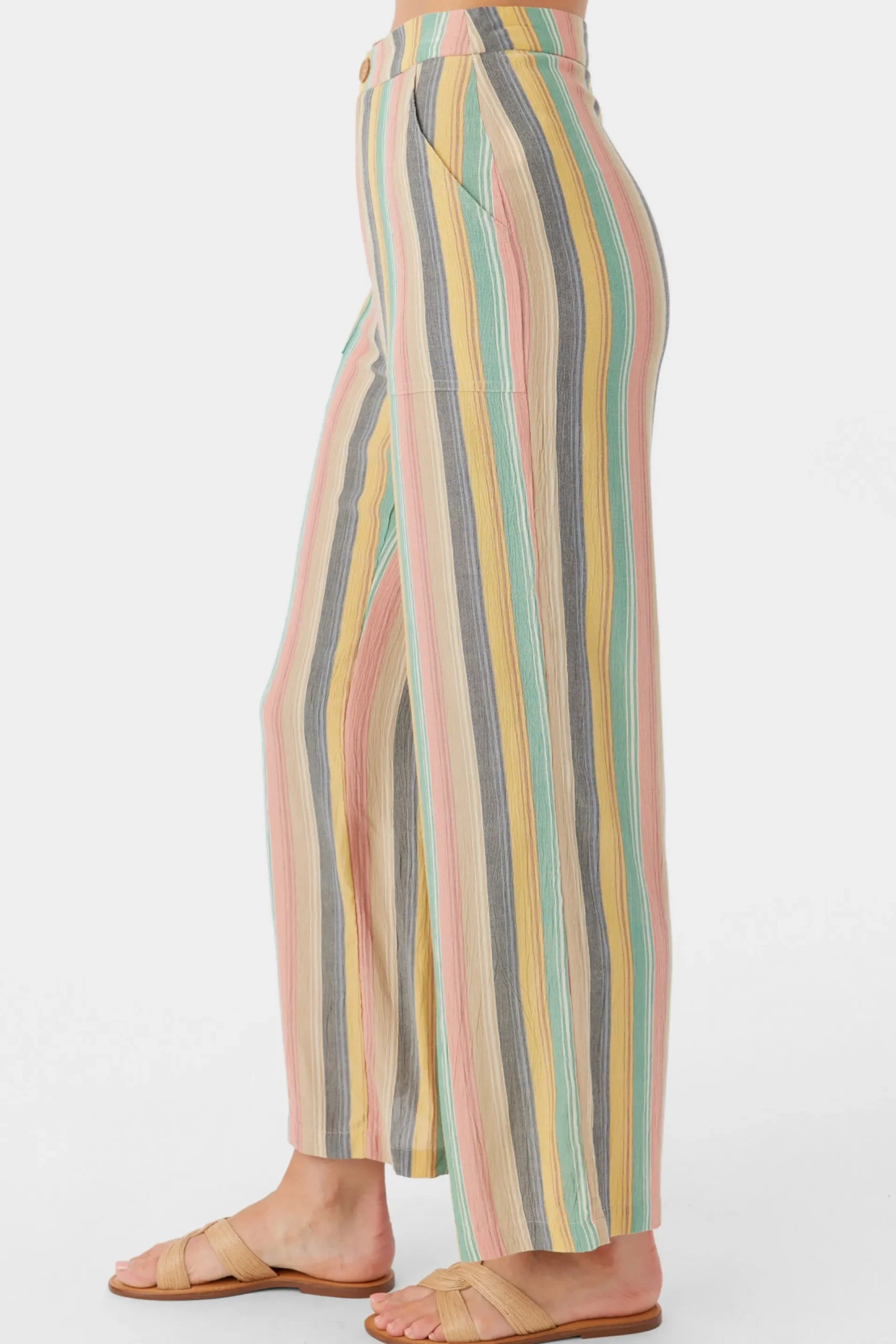 Women O’Neill Bottoms<RYLAN BEACHBOUND STRIPE WIDE LEG PANTS