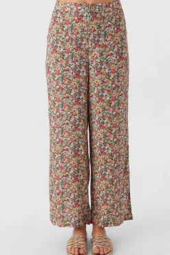 Women O’Neill Bottoms<RYLAN EDEN DITSY WIDE LEG PANTS