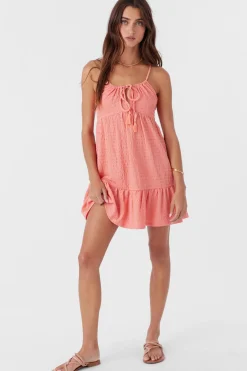 Women O’Neill Dresses<SAIGE TEXTURED KNIT SHORT DRESS