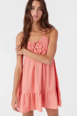 Women O’Neill Dresses<SAIGE TEXTURED KNIT SHORT DRESS