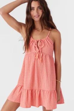 Women O’Neill Dresses<SAIGE TEXTURED KNIT SHORT DRESS