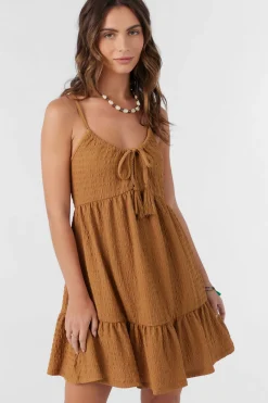 Women O’Neill Dresses<SAIGE TEXTURED KNIT SHORT DRESS
